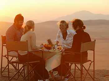 Serra Cafema: Snacks und Sundowner