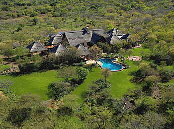 Thanda Villa iZulu: Die Thanda Villa aus der Luft Thanda Villa iZulu: Die Thanda Villa aus der Luft