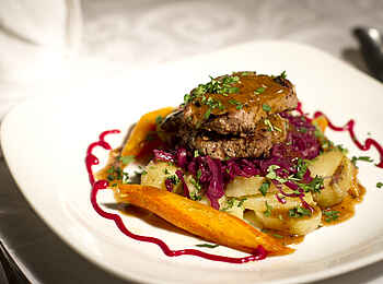 Gibbs Farm: Hauptspeise