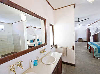 Ibo Island Lodge: Badezimmer des Gartenzimmers Tartaruga