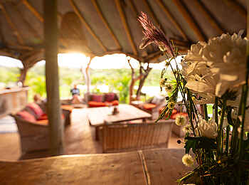 Laikipia Wilderness Palm Camp: Terrasse Laikipia Wilderness Palm Camp: Terrasse