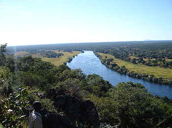 Leopard Lodge: Blick auf den Kafue River
