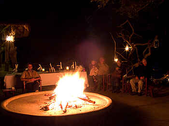 Leopard Lodge: Feuerplatz