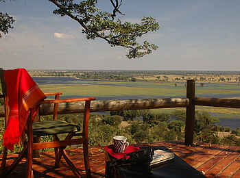 Muchenje Safari Lodge: Blick auf die Caprivi Floodplains