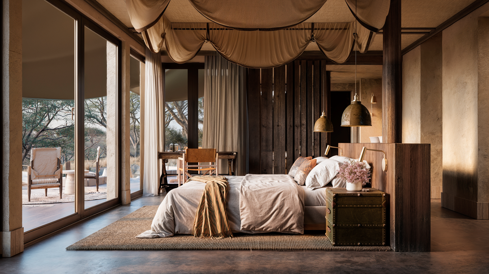 Nweti Camp: Schlafbereich