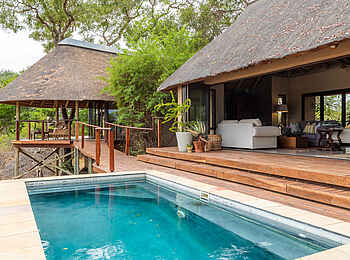 Siviti Timbavati Plains Lodge: Der Pool der Villa Siviti Timbavati Plains Lodge: Der Pool der Villa