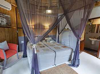 Thonga Beach Lodge: Zweibettzimmer in der Forest Familienvilla Thonga Beach Lodge: Zweibettzimmer in der Forest Familienvilla