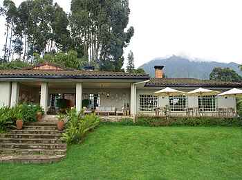 Wilderness Sabyinyo: Blick auf das Haupthaus Wilderness Sabyinyo: Blick auf das Haupthaus