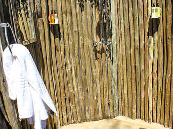 Zambezi Sands: Dusche unter freiem Himmel