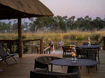 4 Rivers Camp: Auf der Terrasse 4 Rivers Camp: Auf der Terrasse