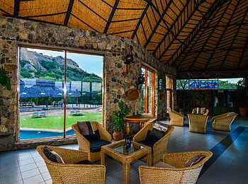 Matobo Hills Lodge: Korbmöbel Matobo Hills Lodge: Korbmöbel