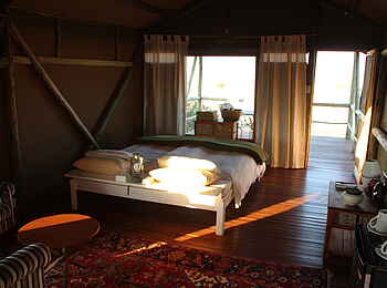 Teufelskrallen Tented Lodge: Zeltinterieur Teufelskrallen Tented Lodge: Zeltinterieur