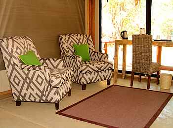 Tuli Safari Lodge Mashatu: Wohnbereich