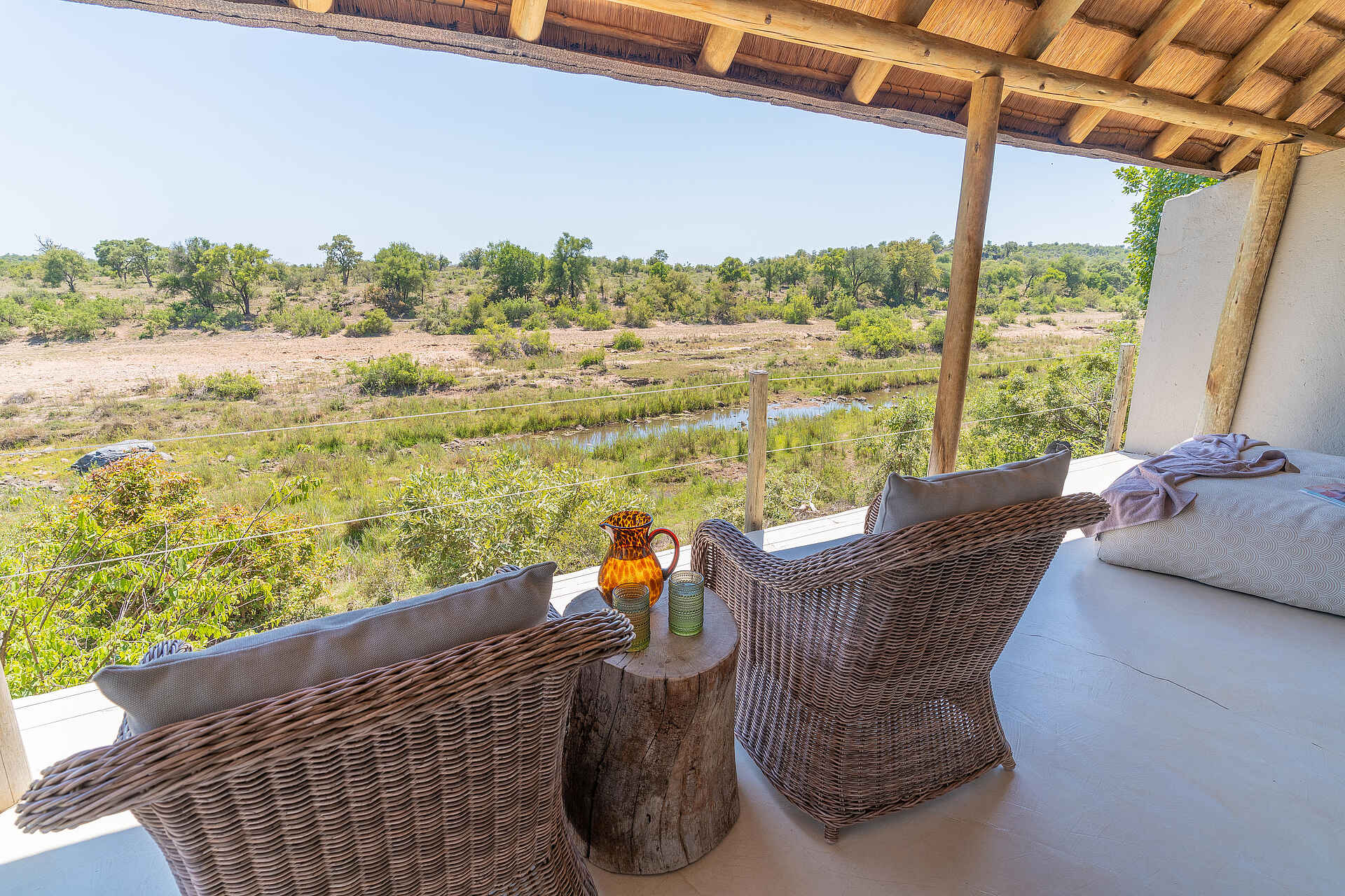 The Last Word Kitara Lodge: Blick von der Terrasse