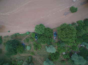 Wayo Manyara Green Camp: Senkrechter Blick auf das Camp
