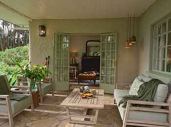 Wilderness Sabyinyo: Terrasse einer Suite Wilderness Sabyinyo: Terrasse einer Suite