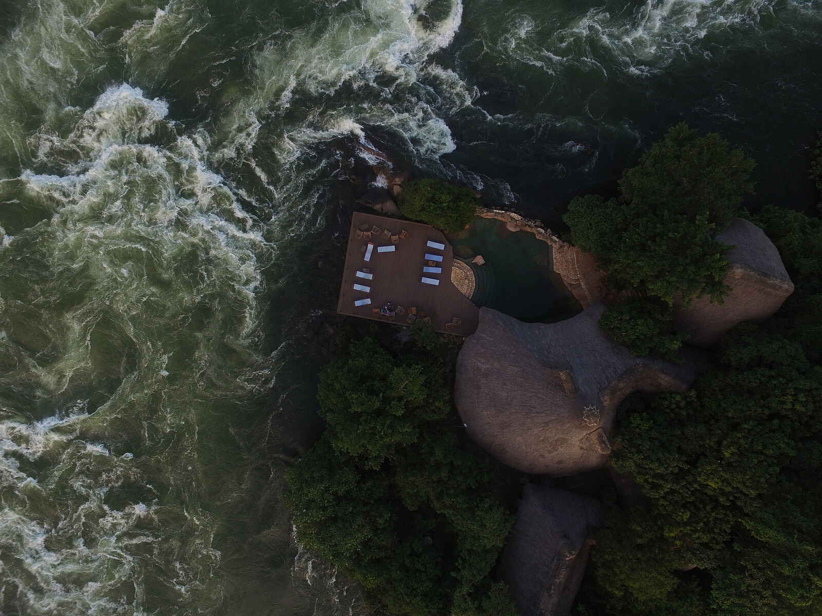 Lemala Wildwaters Lodge: Luftbild Lemala Wildwaters Lodge: Luftbild