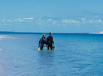 Anantara Bazaruto Island Resort and Spa: Tauchen beim Pansy Island