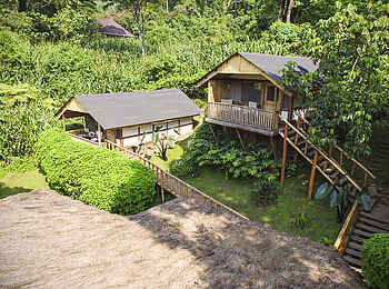 Buhoma Lodge: Treppen