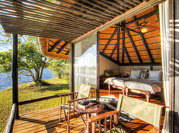 Chobe Savanna Lodge: Chalet Terrasse