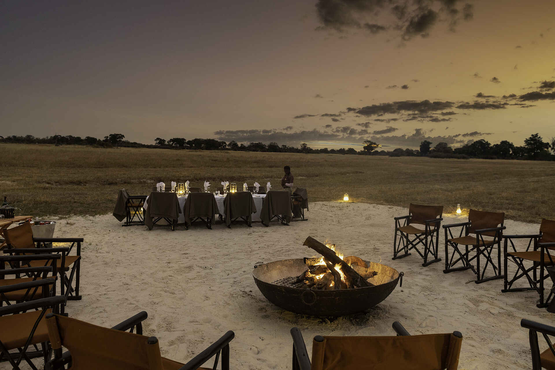 Kiri Camp: Ein Boma Dinner