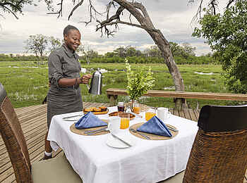 MmaTsebe Tented Camp: Frühstück