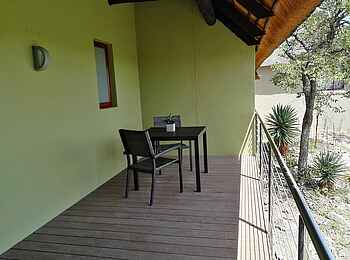 Safarihoek Lodge: Classic Room Terrasse