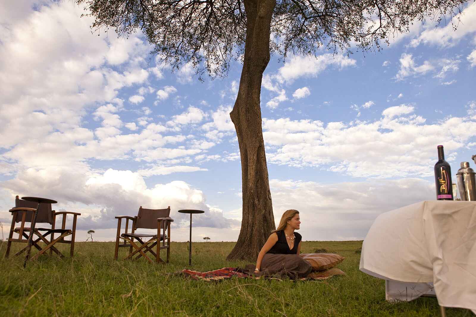 Sala's Camp: Frühstück im Busch Sala's Camp: Frühstück im Busch