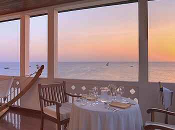 Sansibar Serena Hotel: Ausblick vom Restaurant Sansibar Serena Hotel: Ausblick vom Restaurant