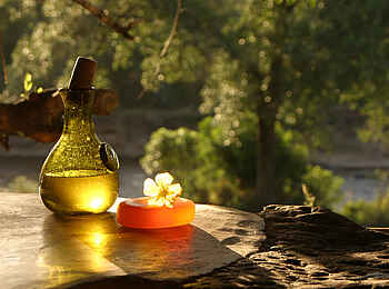 Serian Camp: Shampoo und Seife