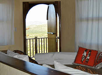 Ugab Terrace Lodge: Blick zur Terrassentür