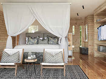 Victoria Falls River Lodge - Island Treehouse Suites: Blick in eine Treehouse Suite Victoria Falls River Lodge - Island Treehouse Suites: Blick in eine Treehouse Suite