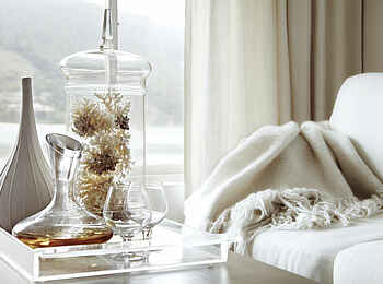 Leisure Isle Lodge: Sherry und Gläser