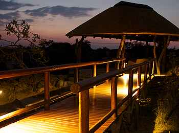 Tuli Safari Lodge Mashatu: Abendstimmung