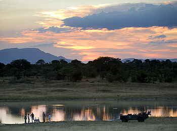 &Beyond Ngala Safari Lodge: Farbenprächtiger Himmel