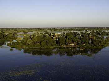 Jacana Camp: Insel Jacana Camp: Insel