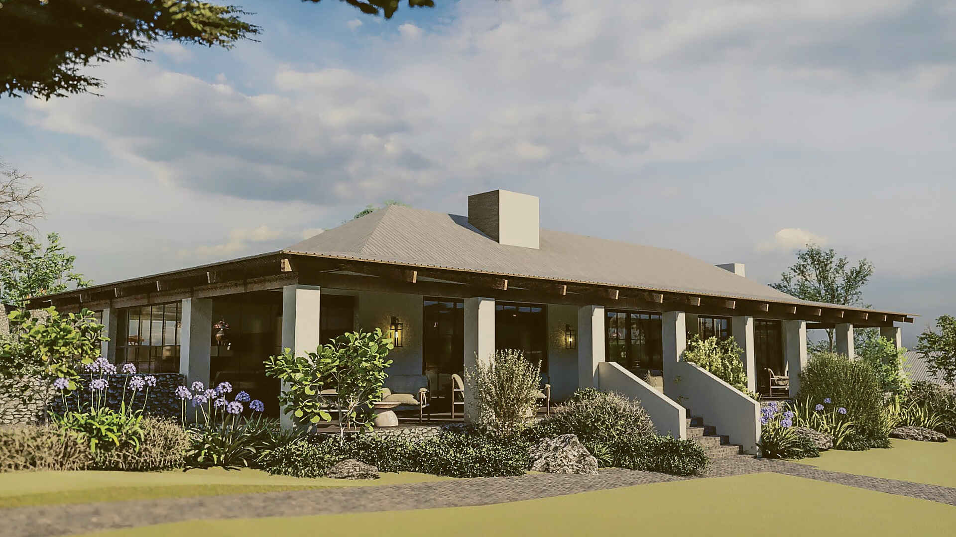 Laba Ngorongoro Lodge: Blick auf die Lodge