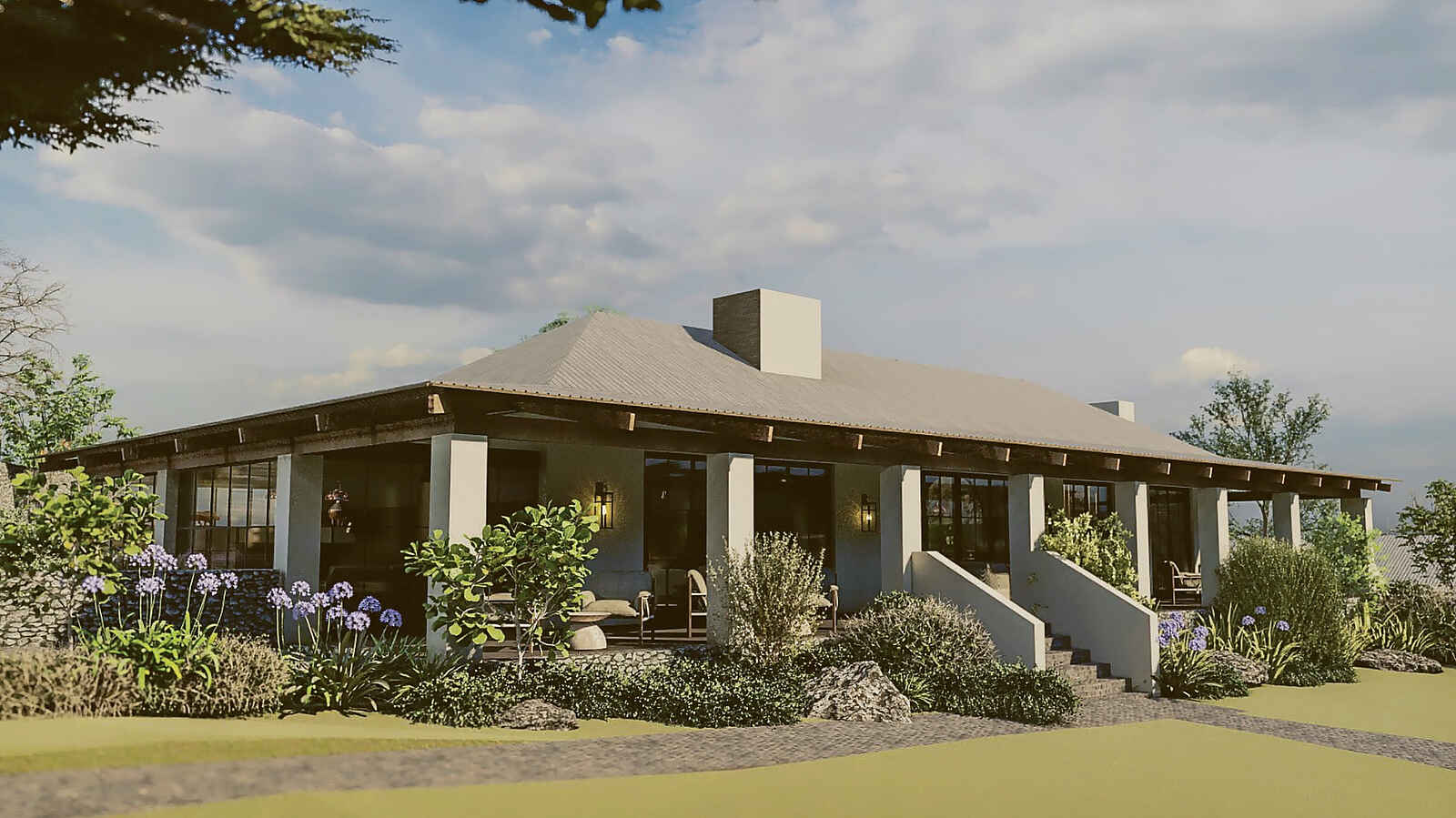 Laba Ngorongoro Lodge: Blick auf die Lodge Laba Ngorongoro Lodge: Blick auf die Lodge