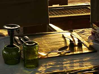 Lake Natron Camp: Tischgedeck