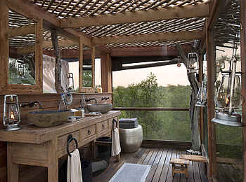 Lion Sands Kingston Treehouse: Badezimmer