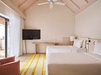 LUX Belle Mare: Das Zweibettzimmer in der Prestige Villa LUX Belle Mare: Das Zweibettzimmer in der Prestige Villa