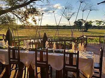 Nambwa Lodge: Lunch im Freien Nambwa Lodge: Lunch im Freien