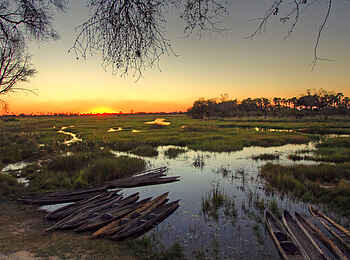 Oddball's Camp: Blick in die Deltalandschaft