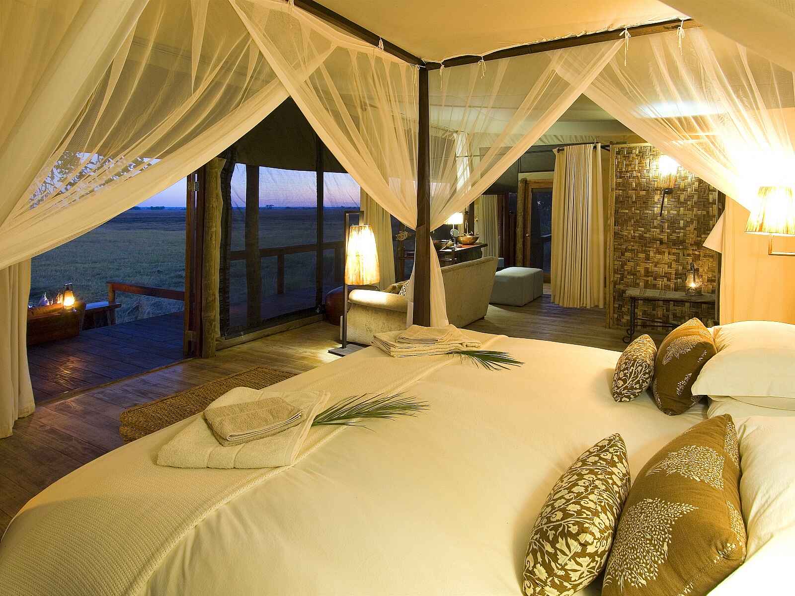 Shumba Camp: Schlafzimmer Shumba Camp: Schlafzimmer