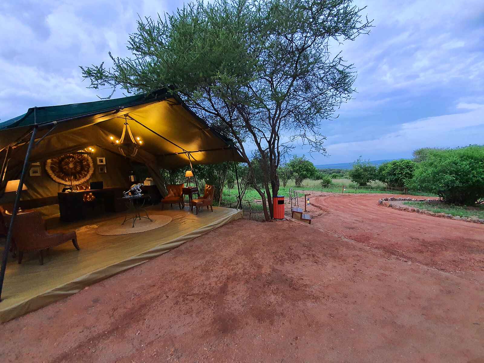 Tarangire Kuro Treetops Lodge: Empfang Tarangire Kuro Treetops Lodge: Empfang