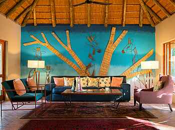 Thamo Telele Camp: Loungebereich Thamo Telele Camp: Loungebereich