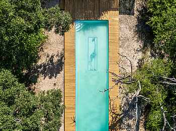 Thamo Telele Camp: Der Pool Thamo Telele Camp: Der Pool