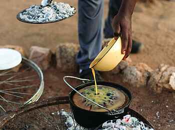 Usangu Expedition Camp: Bush Dinner Usangu Expedition Camp: Bush Dinner
