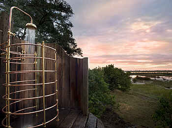 Zarafa Dhow Suites: Außendusche