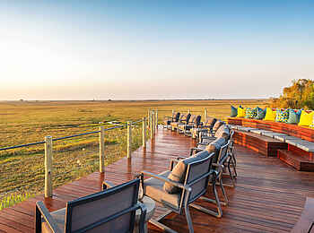 Chobe Water Villas: Auf der Terrasse